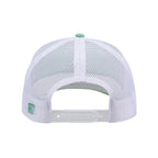 The Game Everyday Trucker Cap Full Color - Light Green/ White - Back