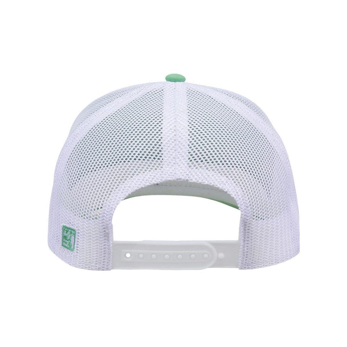 The Game Everyday Trucker Cap Full Color - Light Green/ White - Back