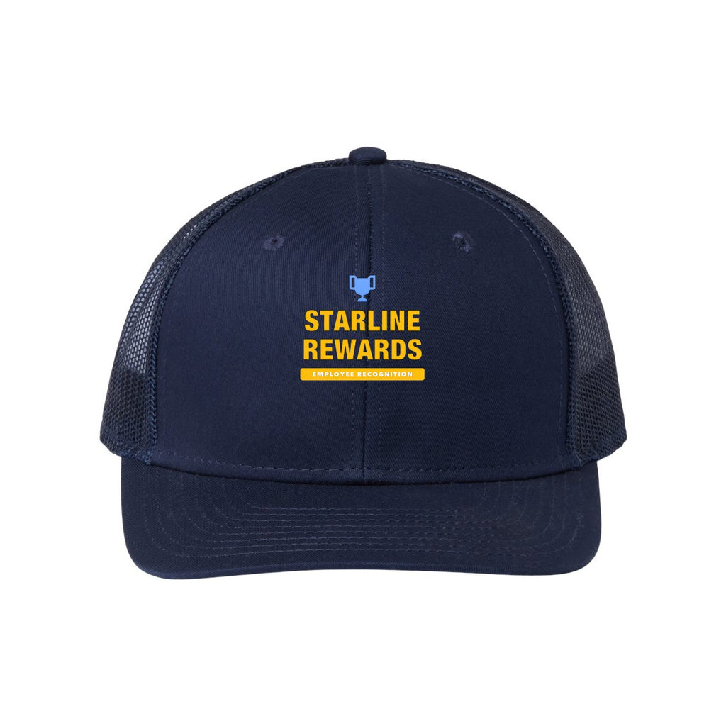 The Game Everyday Trucker Cap Full Color - Navy/ Navy - Front