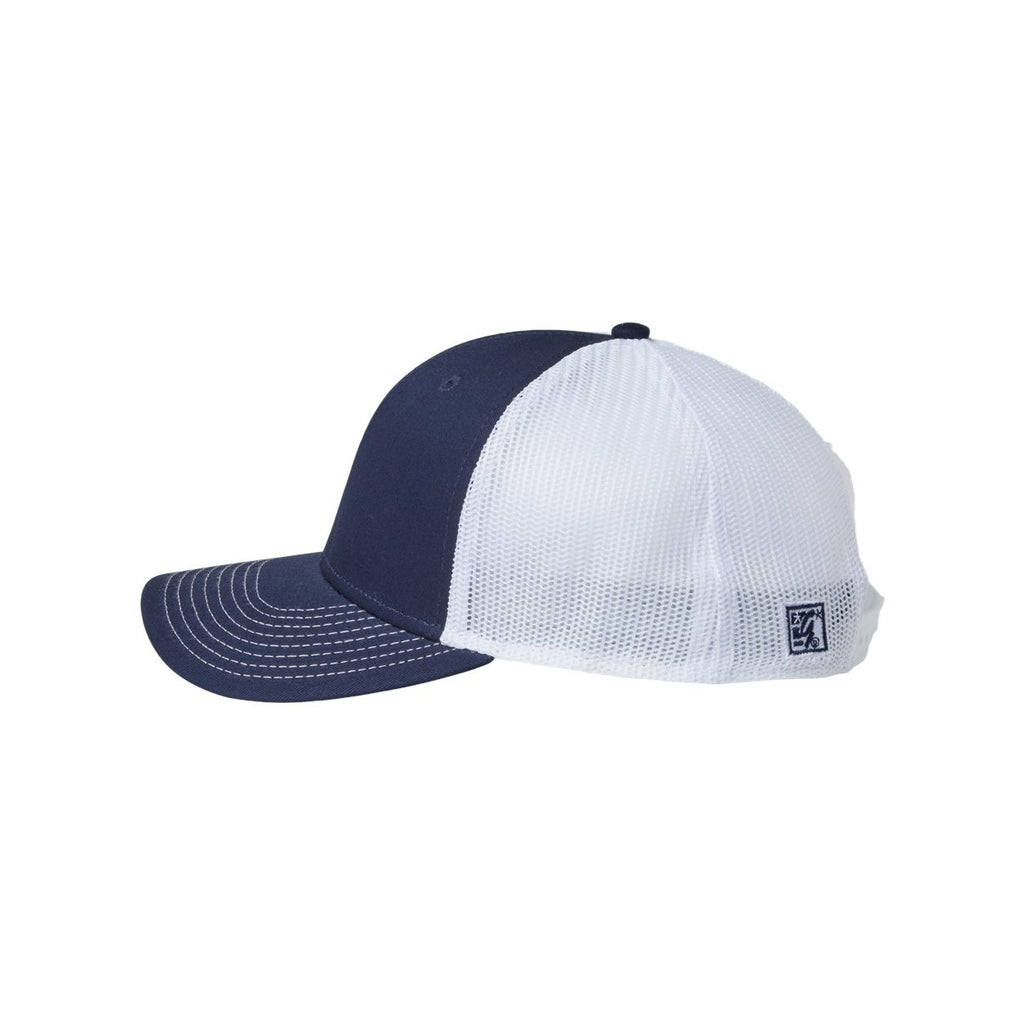 The Game Everyday Trucker Cap Full Color - Navy/ White - Direct Side