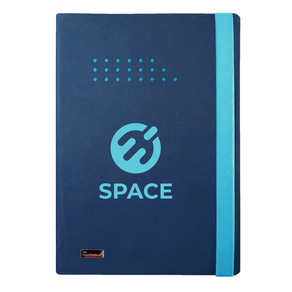 The SmartNotebook Smart Flex, Pocket Size - Blue with Blue - Silk Screen
