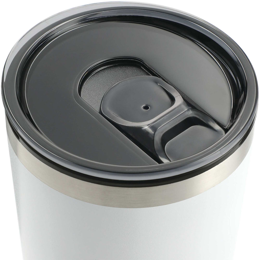Thor Stainless Tumbler with Straw, 16 oz - White - Photo