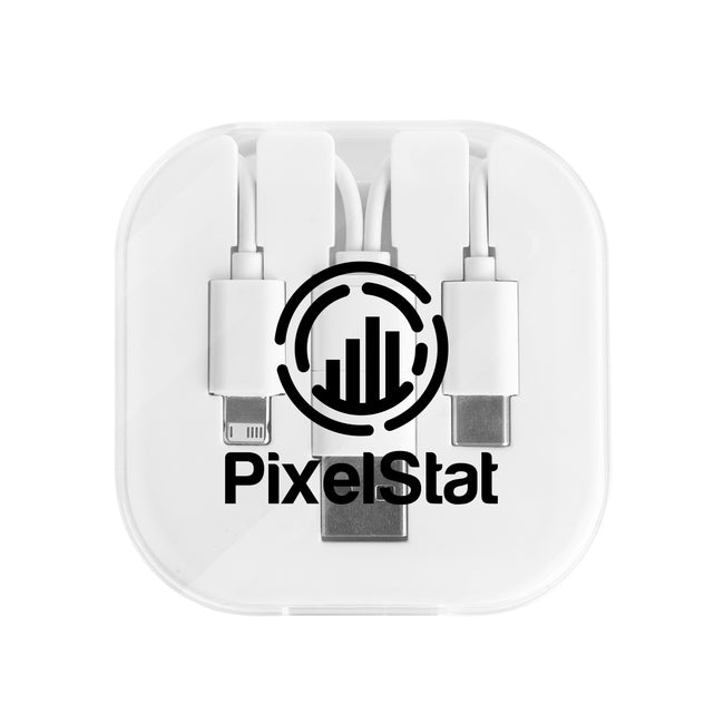 Three-Way Charging Cable with Phone Stand