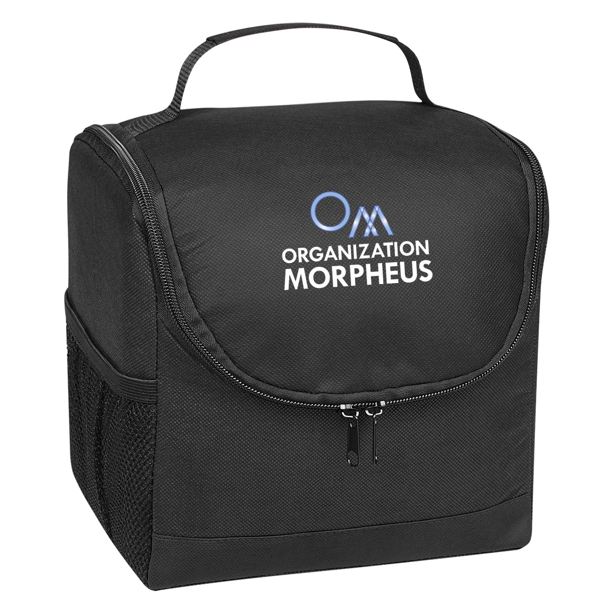 Thrifty Lunch Cooler Bag, Non-Woven - Black with Black - Colorbrite