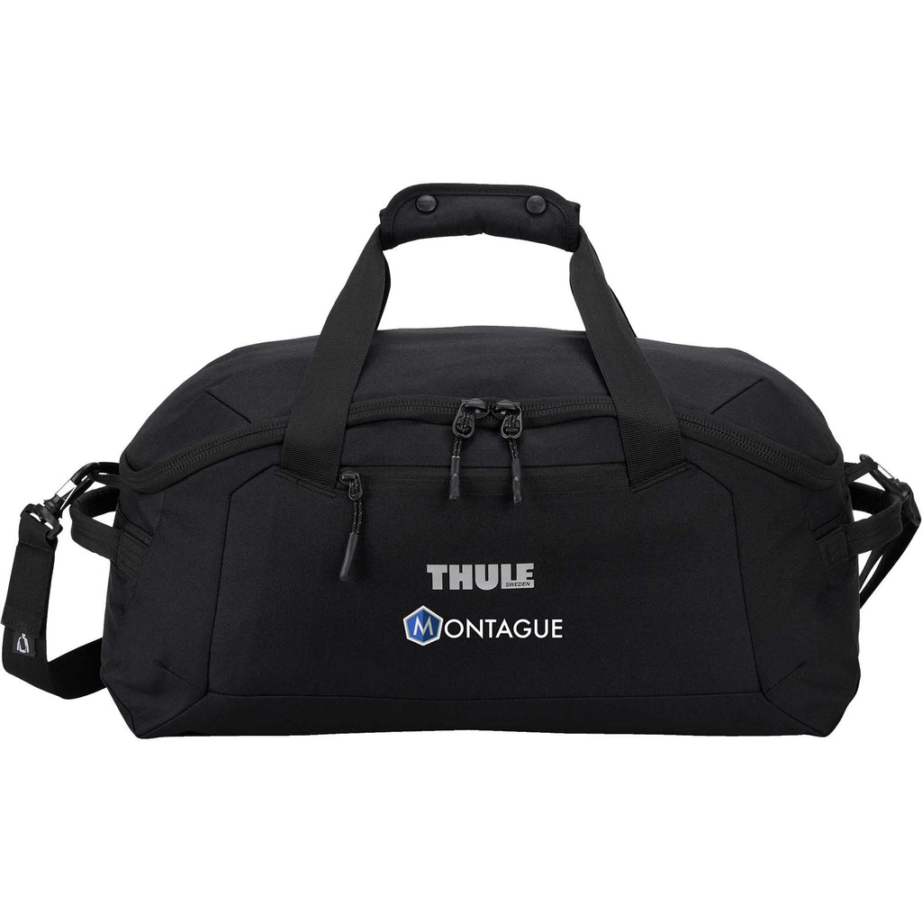 Thule Lumion Duffel Bag in Recycled Polyester, 40L Embroidery - Black - Front