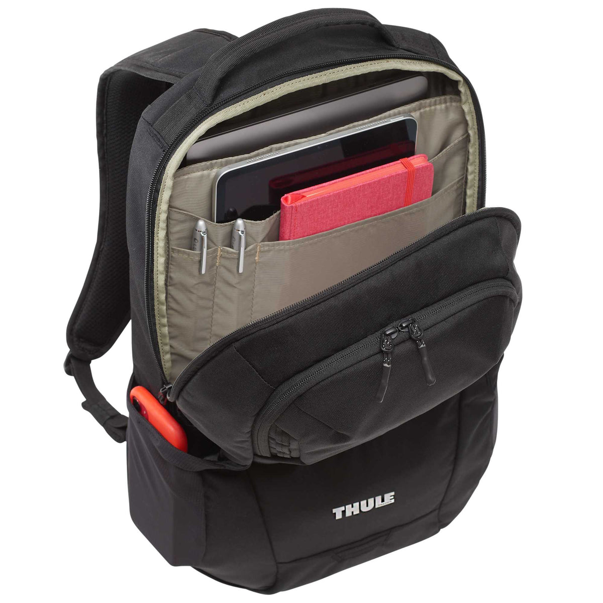 Thule Lumion Recycled Laptop Backpack, 21L Transfer - Black - Right Angle 2