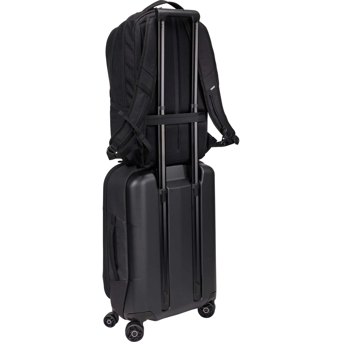 Thule Lumion Recycled Laptop Backpack, 28L Transfer - Black - Left Angle Back