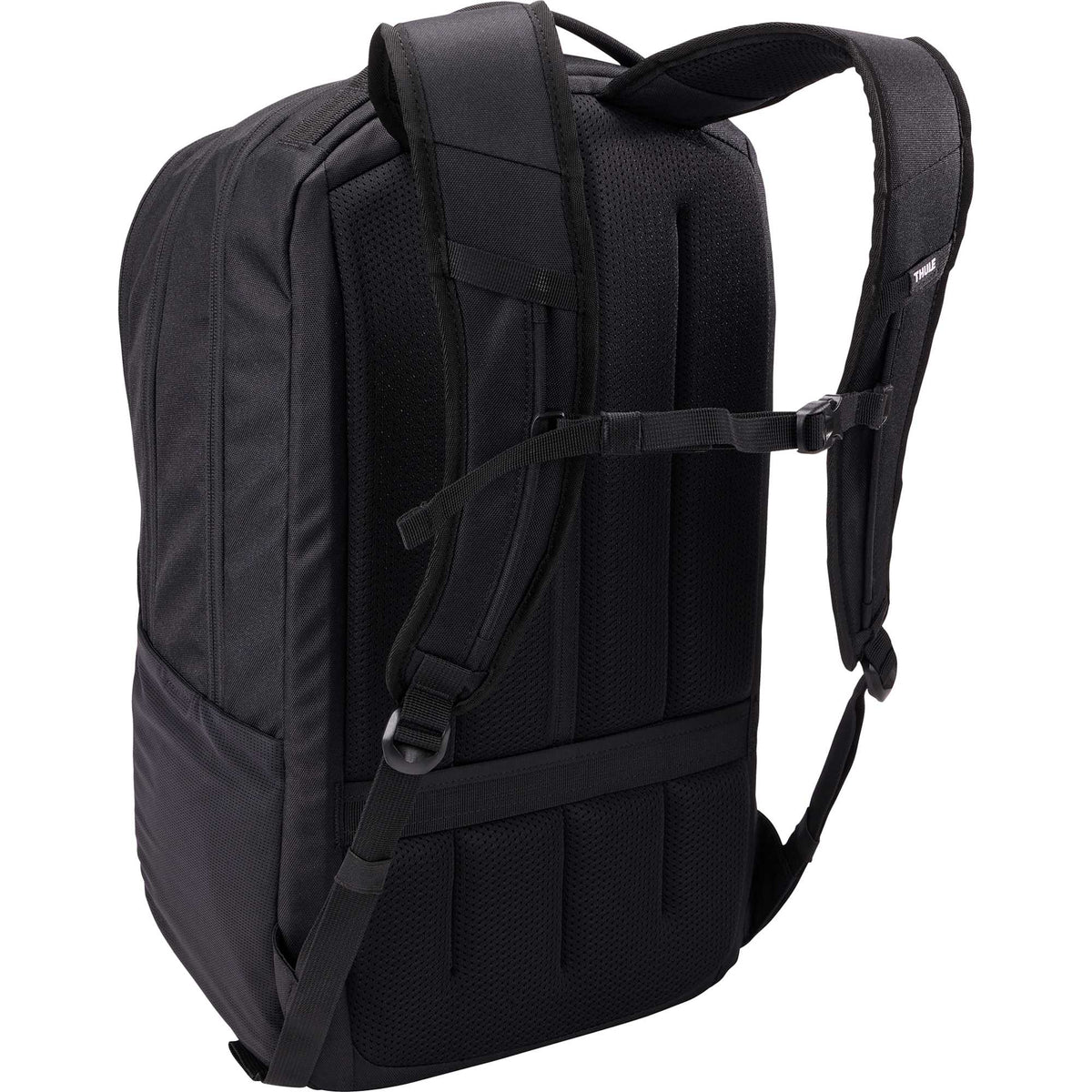 Thule Lumion Recycled Laptop Backpack, 28L Transfer - Black - Right Angle Back