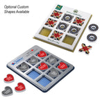 Tic-Tac-Toe Game in Acrylic - Clear With Black - Custom_Optional