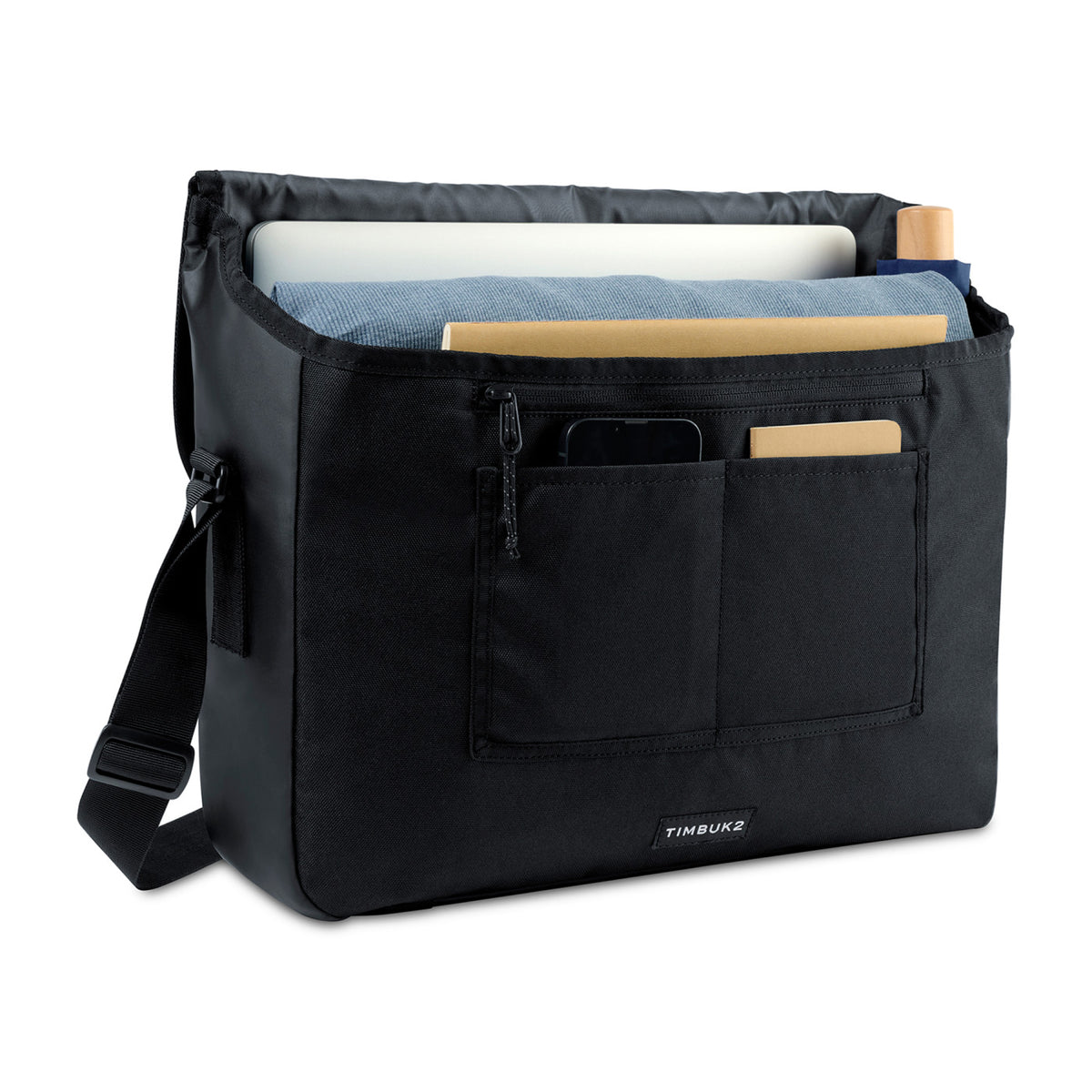 Timbuk2 City Compass Recycled Messenger Bag Transfer - Jet Black - View 3