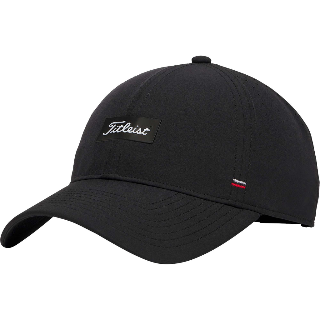 Titleist Charleston Breezer Golf Hat Embroidery - Black/White - Right Angle