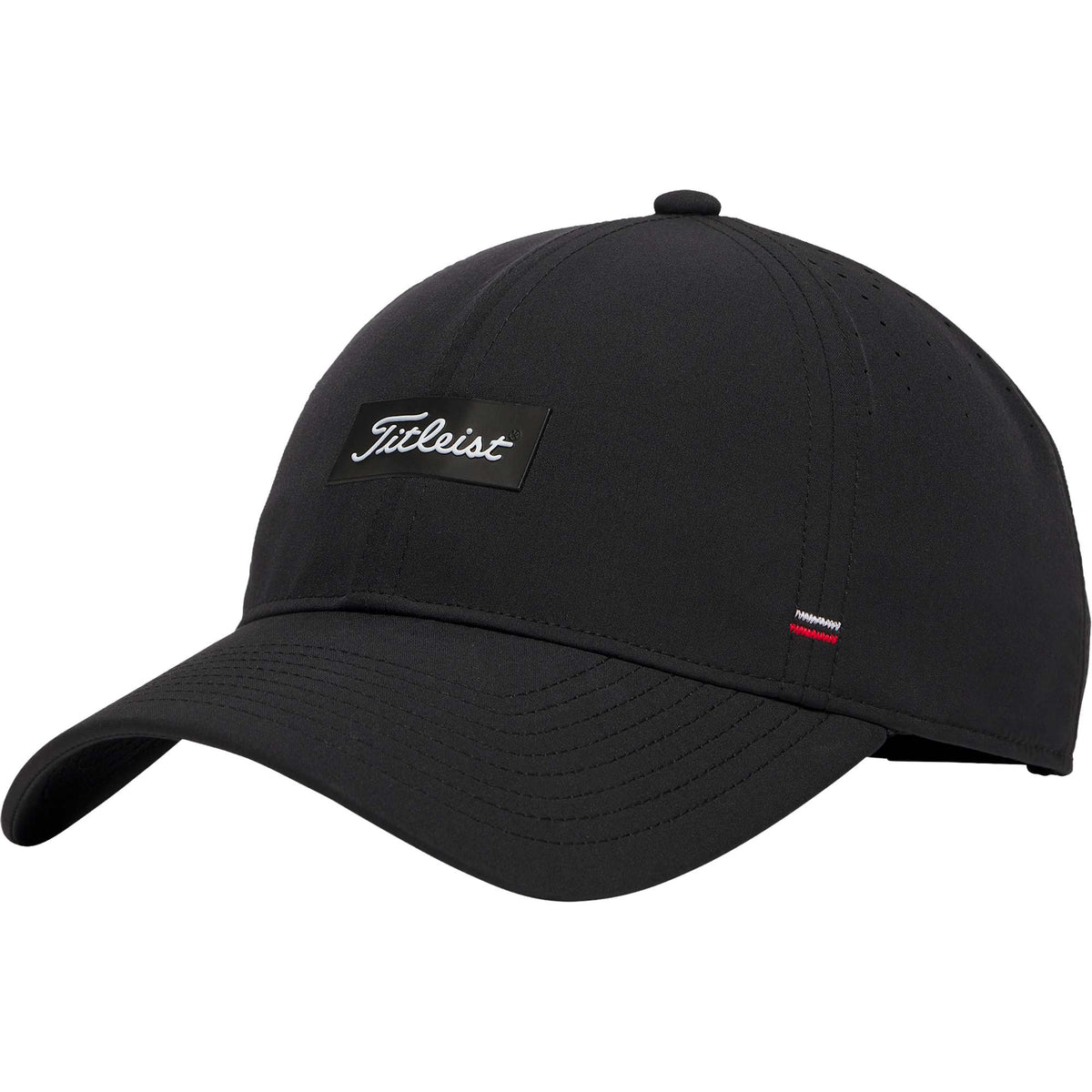 Titleist Charleston Breezer Golf Hat Embroidery - Black/White - Right Angle