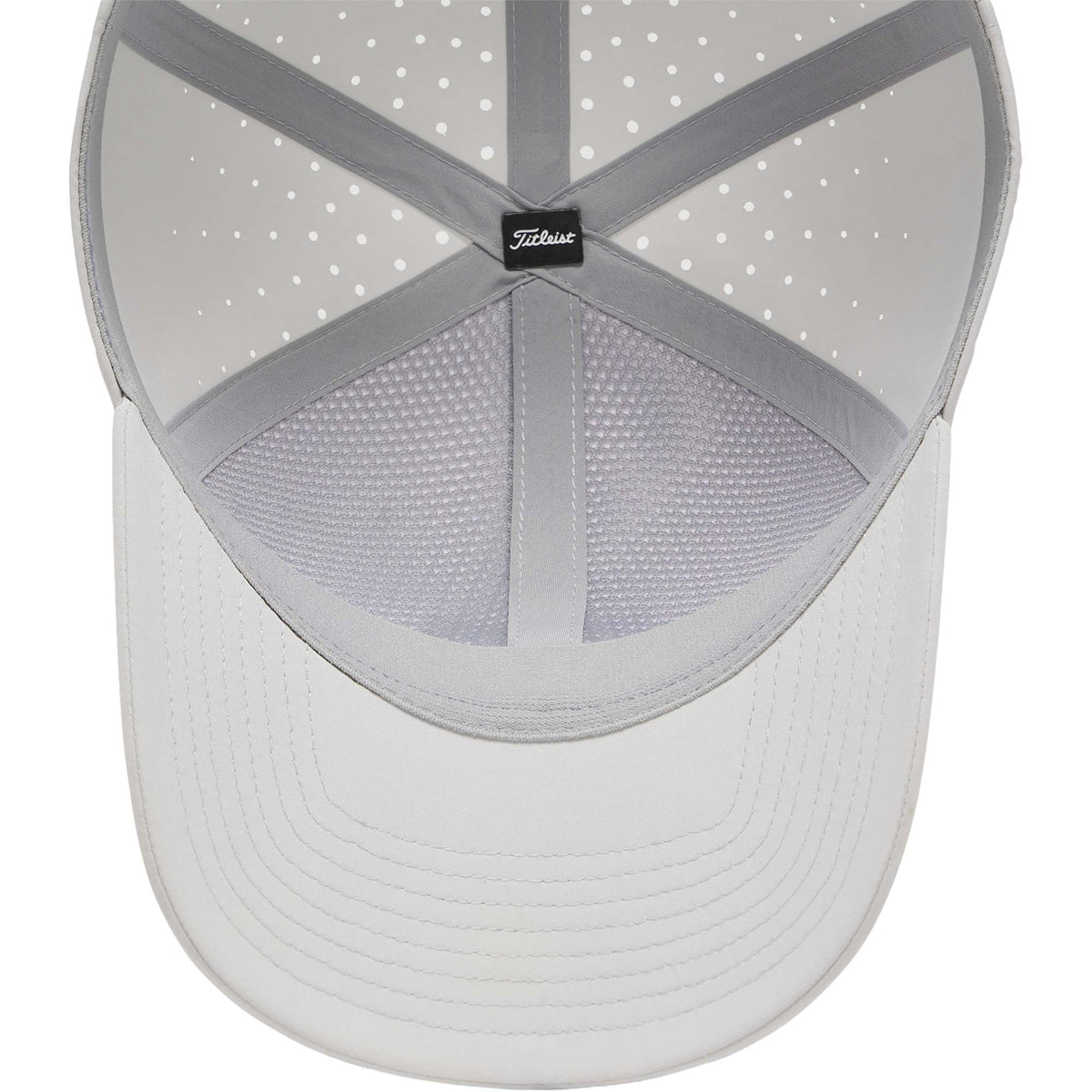 Titleist Charleston Breezer Golf Hat Embroidery - Silver/Charcoal - Front