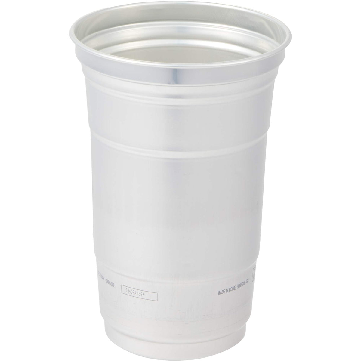 Top Cup by Ball Aluminum Party Cup, 16 oz - Gray - Back