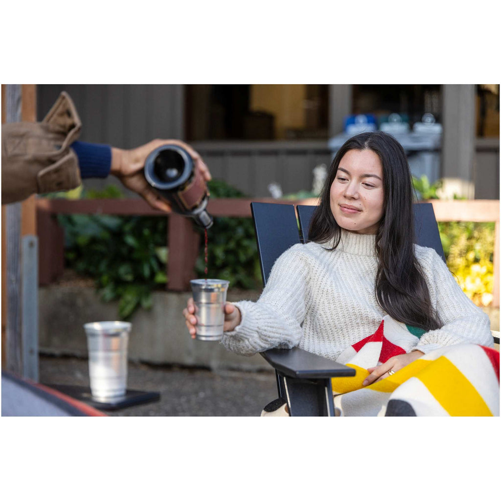 Top Cup by Ball Aluminum Party Cup, 16 oz - Gray - Front Lifestyle 2
