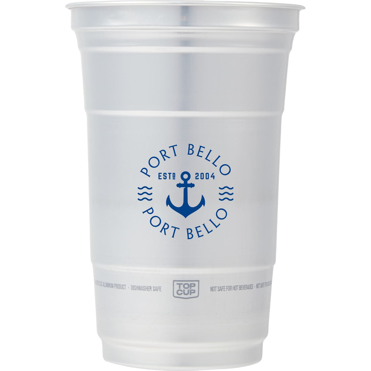 Top Cup by Ball Aluminum Party Cup, 16 oz - Gray - Front