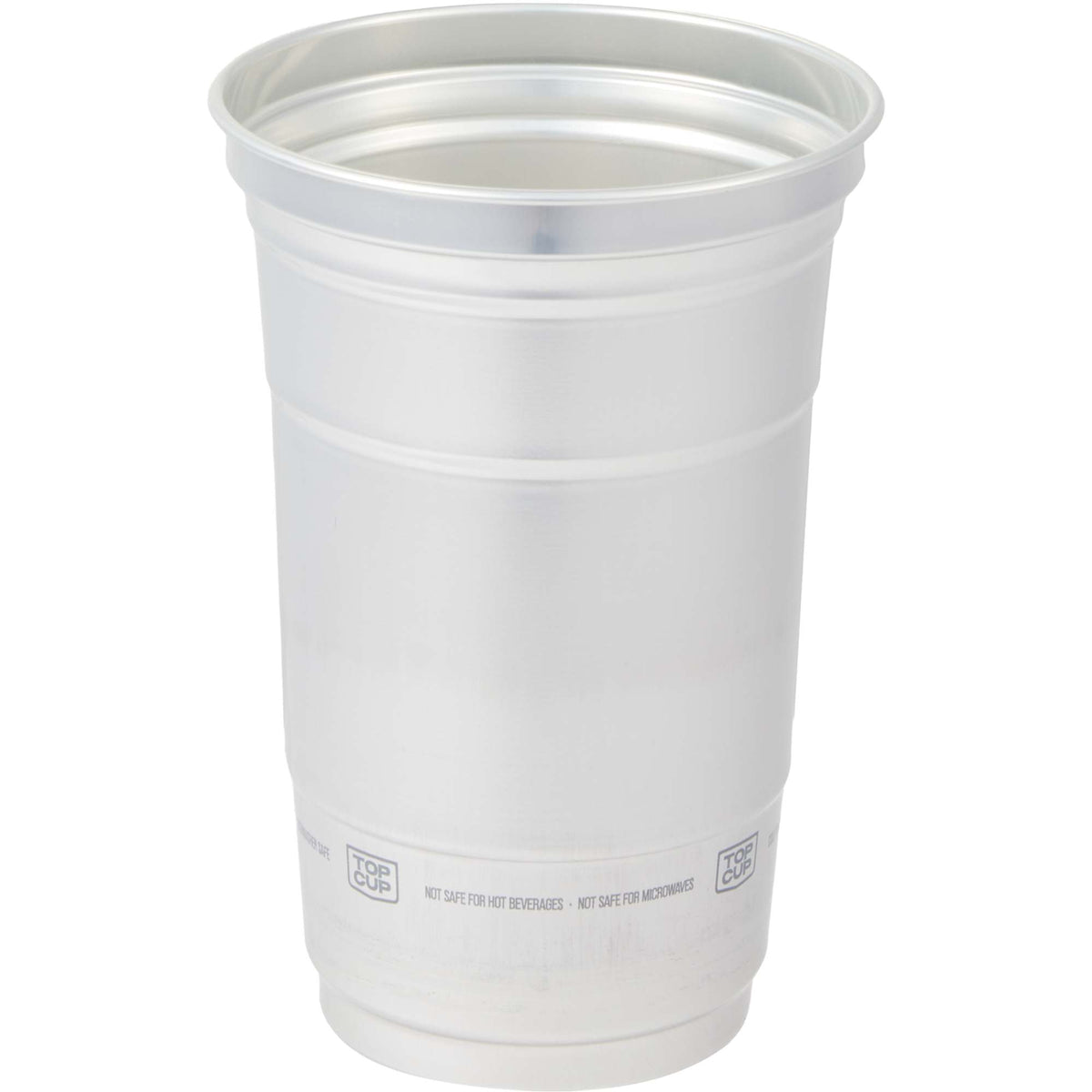 Top Cup by Ball Aluminum Party Cup, 16 oz - Gray - Left Angle