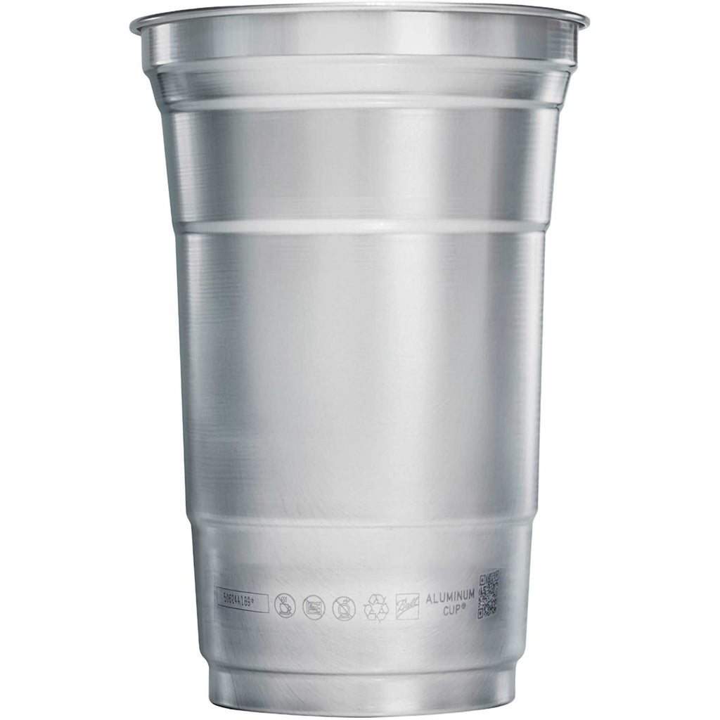 Top Cup by Ball Aluminum Party Cup, 20 oz - Gray - Back