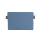 Topo Designs Accessory Pouch in Recycled Nylon Embroidery - Stone Blue/Ash Green - Back