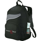 Tornado Deluxe Backpack with Side Mesh Pocket Full Color - Gray - Front