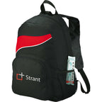 Tornado Deluxe Backpack with Side Mesh Pocket Full Color - RED - Photo