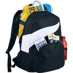 Tornado Deluxe Backpack with Side Mesh Pocket Full Color - White - Photo 4
