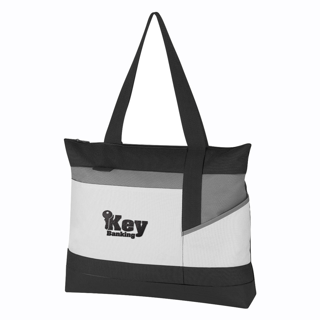 Tote Bag, Advantage Embroidery - Black - Embroidery