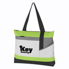 Tote Bag, Advantage Embroidery - Lime Green - Silk Screen