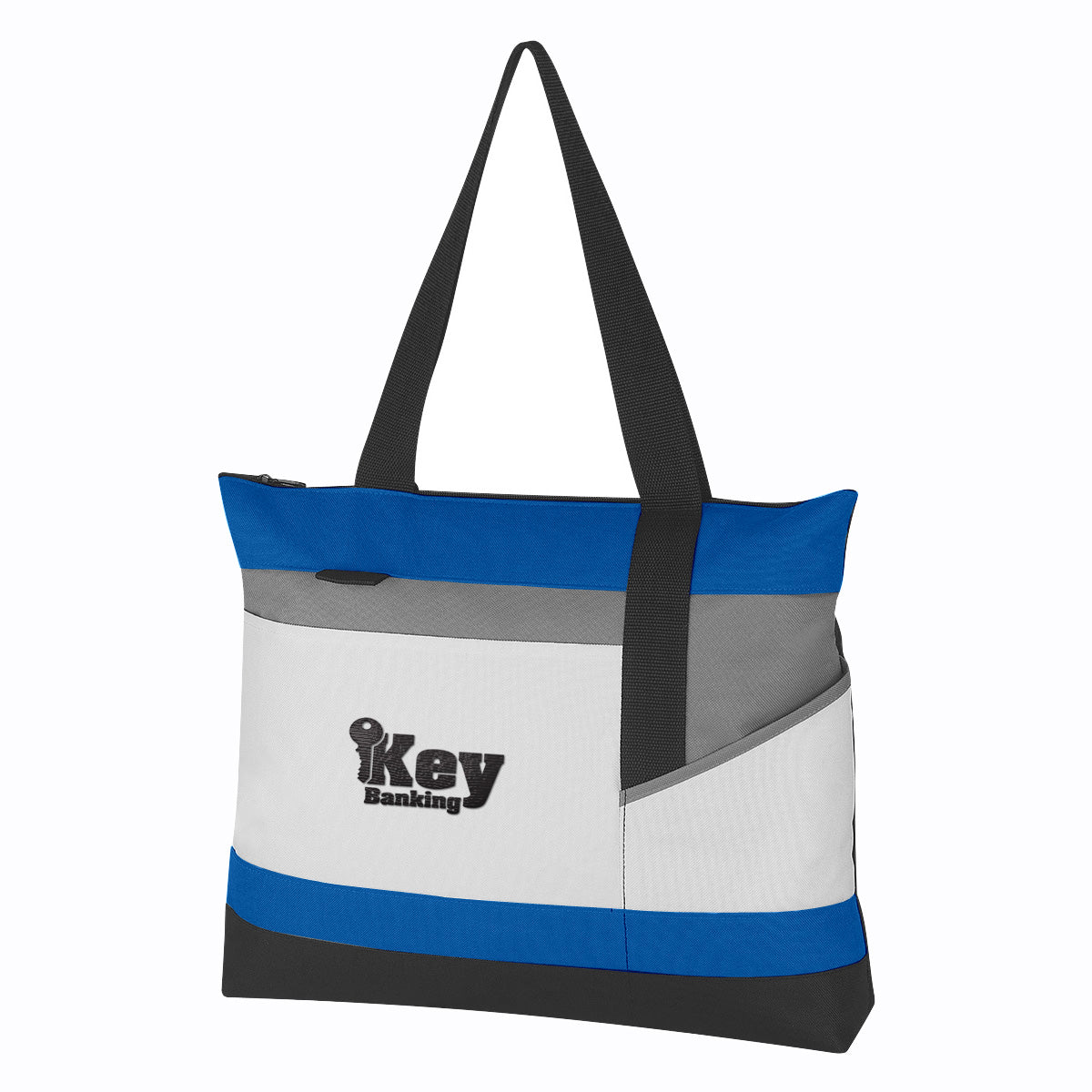 Tote Bag, Advantage Embroidery - Royal Blue - Embroidery
