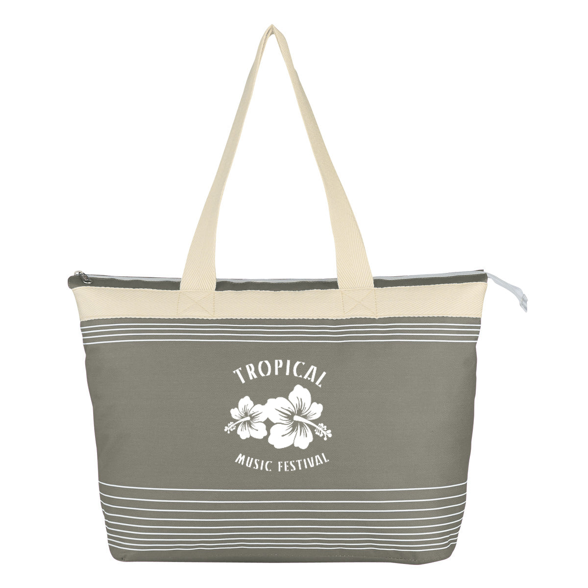Tote Bag, Marina - Gray - Silk Screen