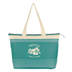 Tote Bag, Marina - Teal - Silk Screen