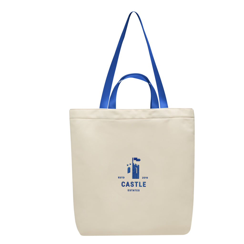 Tote Bag, Melissa Embroidery - Royal Blue - Embroidery