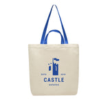 Tote Bag, Melissa Embroidery - Royal Blue - Silk Screen