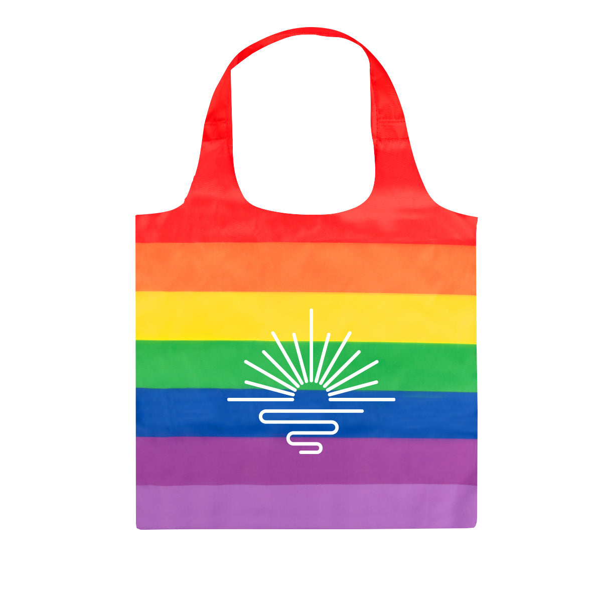 Tote Bag, Rainbow - Rainbow - Silk Screen