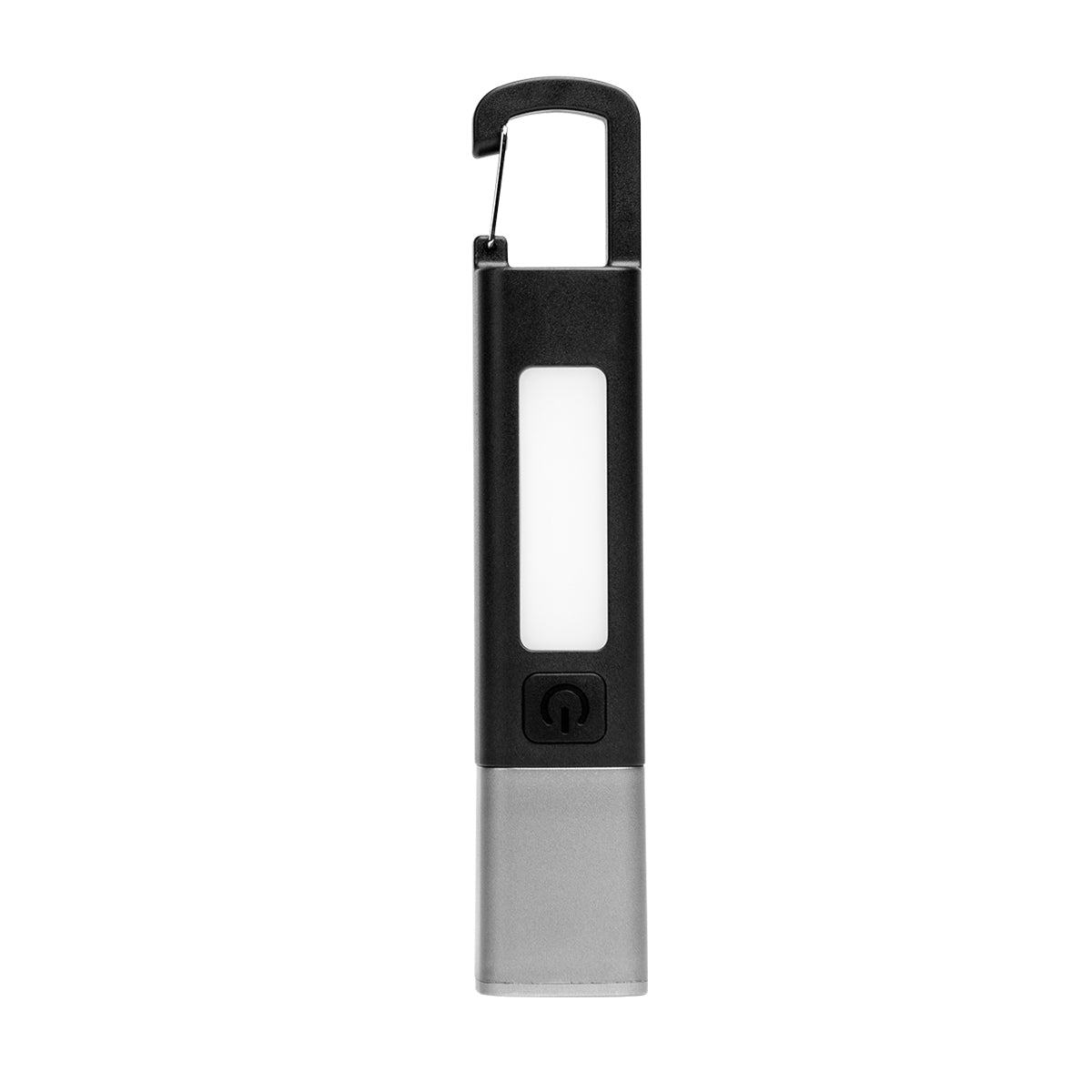Trailblazer COB Flashlight, Rechargeable - Black with Gunmetal - Front