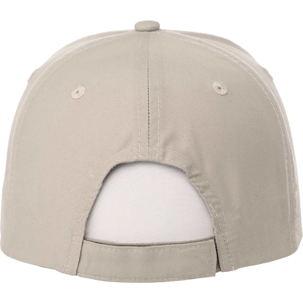 Transcend Lightweight Ball Cap with UPF 40+ Embroidery - Sandstone - Back Flat