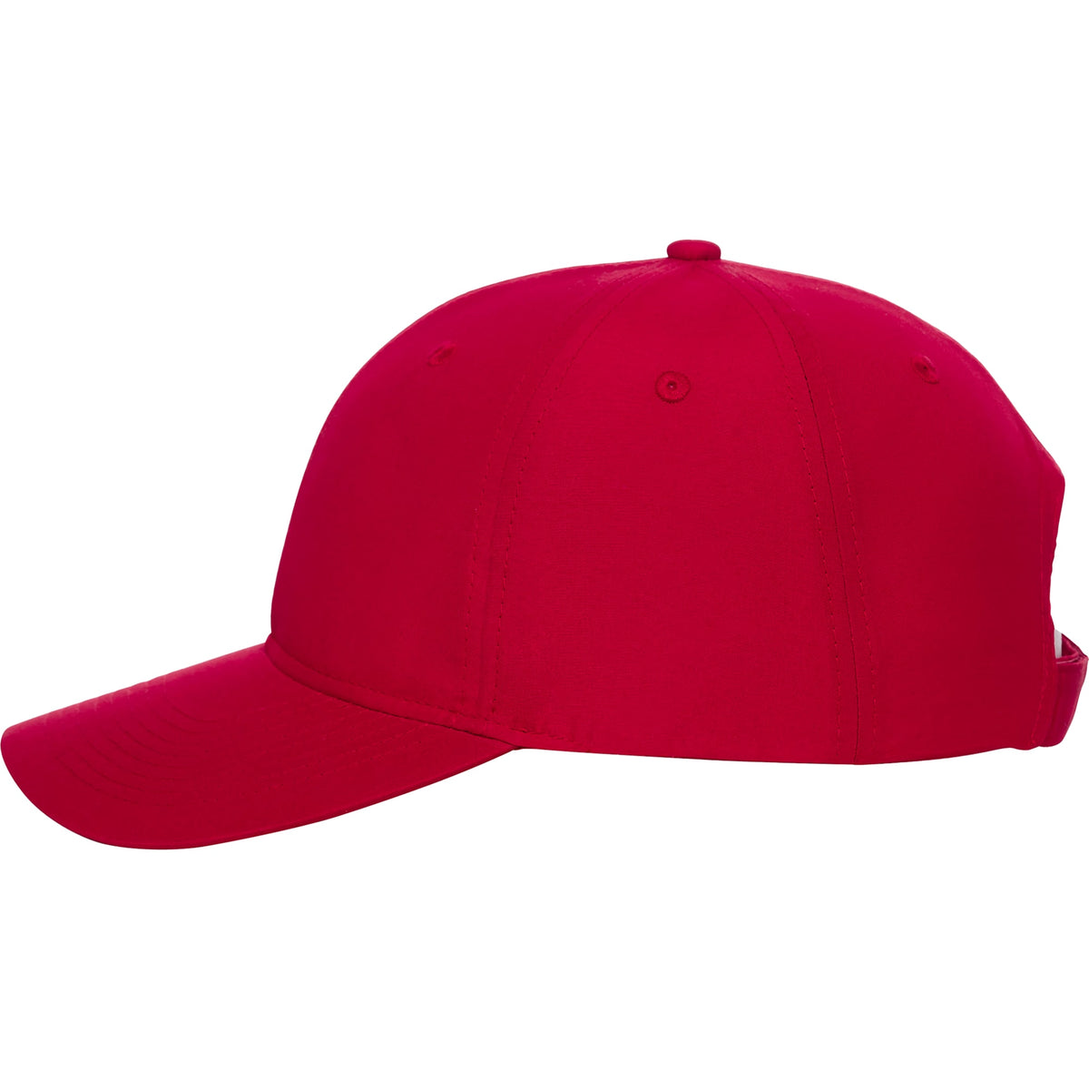 Transcend Lightweight Ball Cap with UPF 40+ Embroidery - Team Red - Left Side