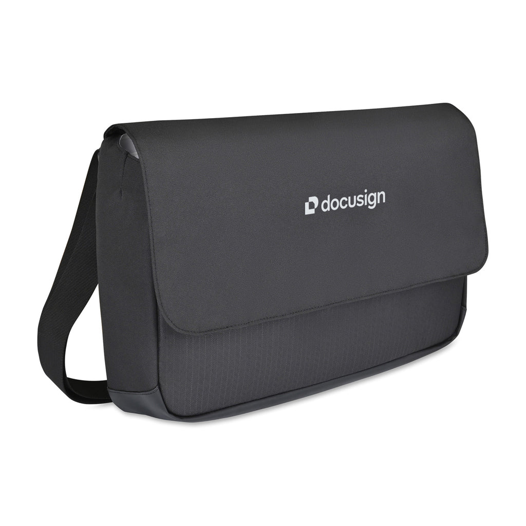 Transit Recycled Laptop Messenger Bag, 16 Inch - Black - View 2