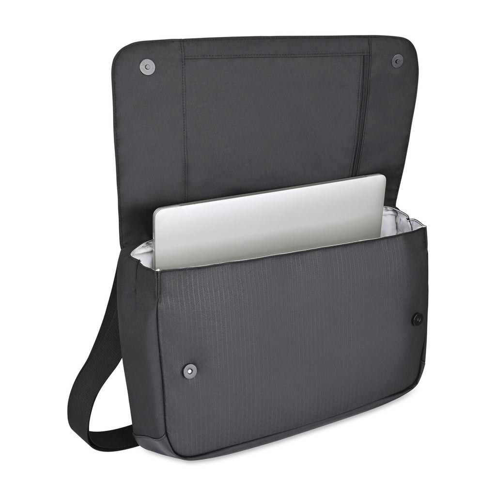 Transit Recycled Laptop Messenger Bag, 16 Inch - Black - View 3