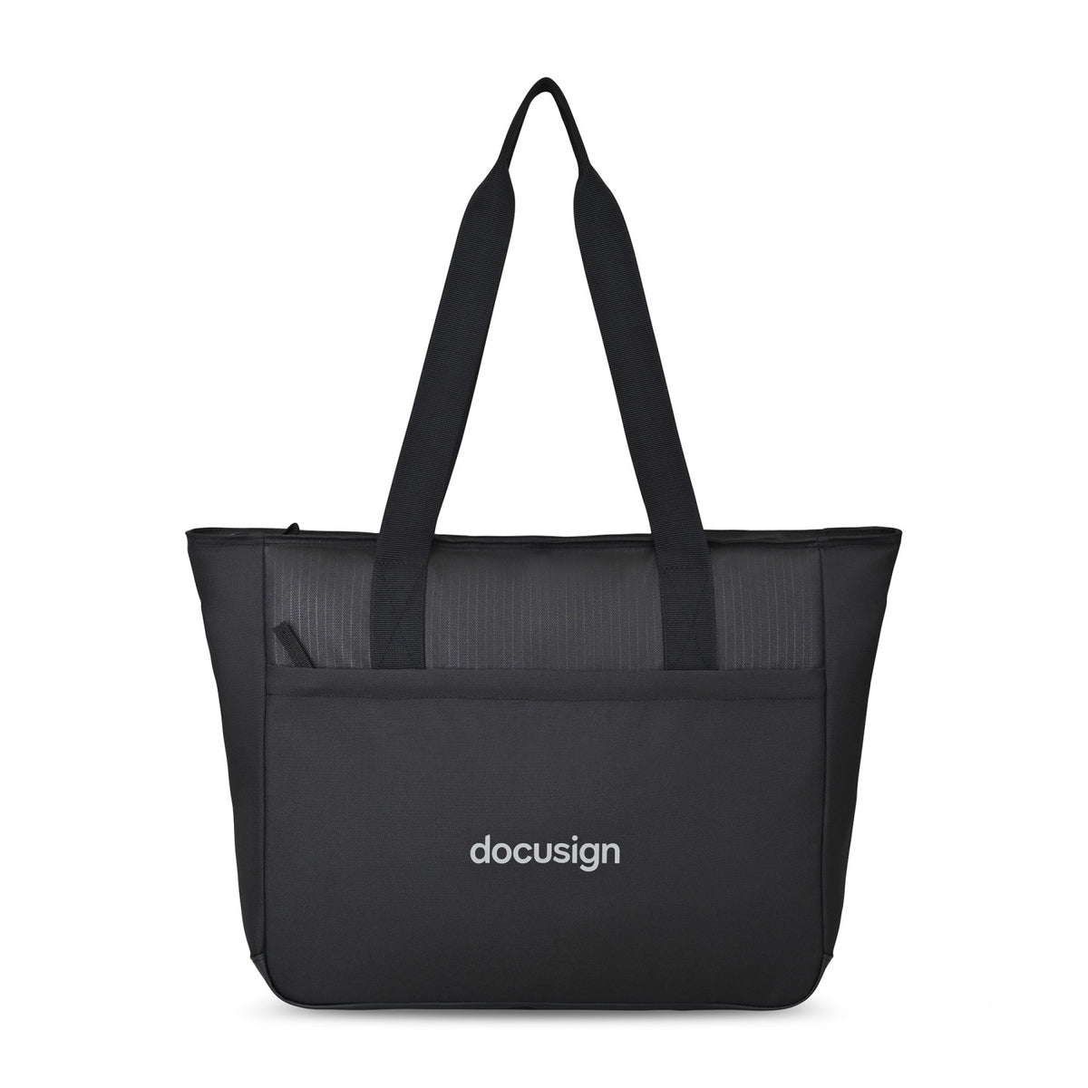 Transit Recycled Laptop Tote, 16 Inch Embroidery - Black - View 1