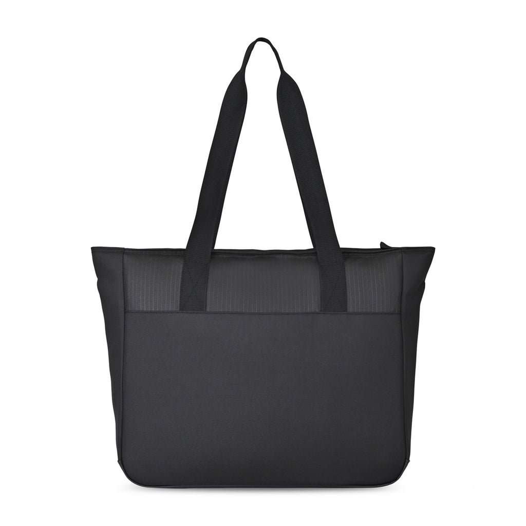 Transit Recycled Laptop Tote, 16 Inch Embroidery - Black - View 4