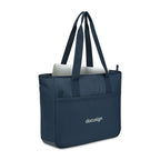 Transit Recycled Laptop Tote, 16 Inch Embroidery - Navy - View 2