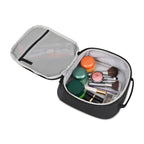 Transit Recycled Toiletry Bag with Wipe-Clean Base Embroidery - Black - View 3