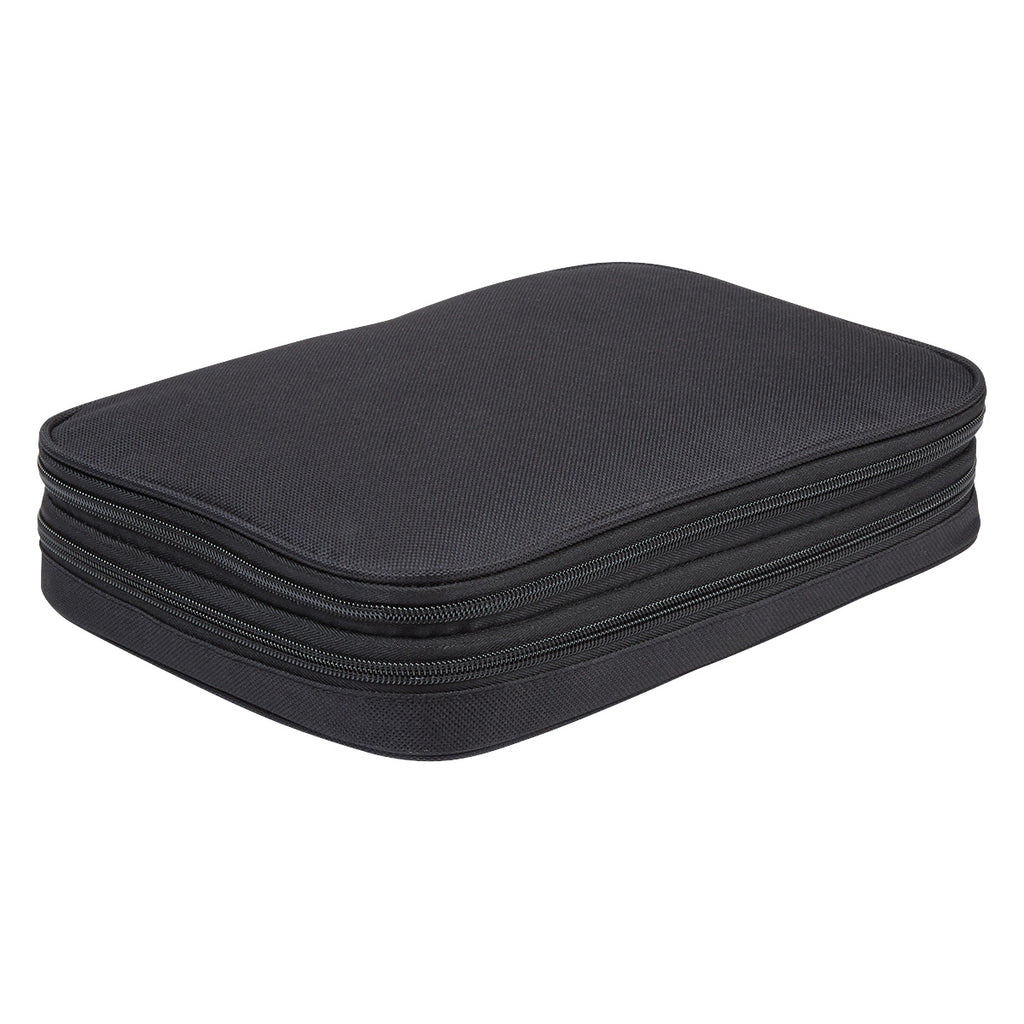 Travel Case for Electronics - Black - Angle_Blank