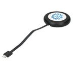 Travel Wireless Charger for Phone, Earbuds and Watch, 15W - Black - Right Side