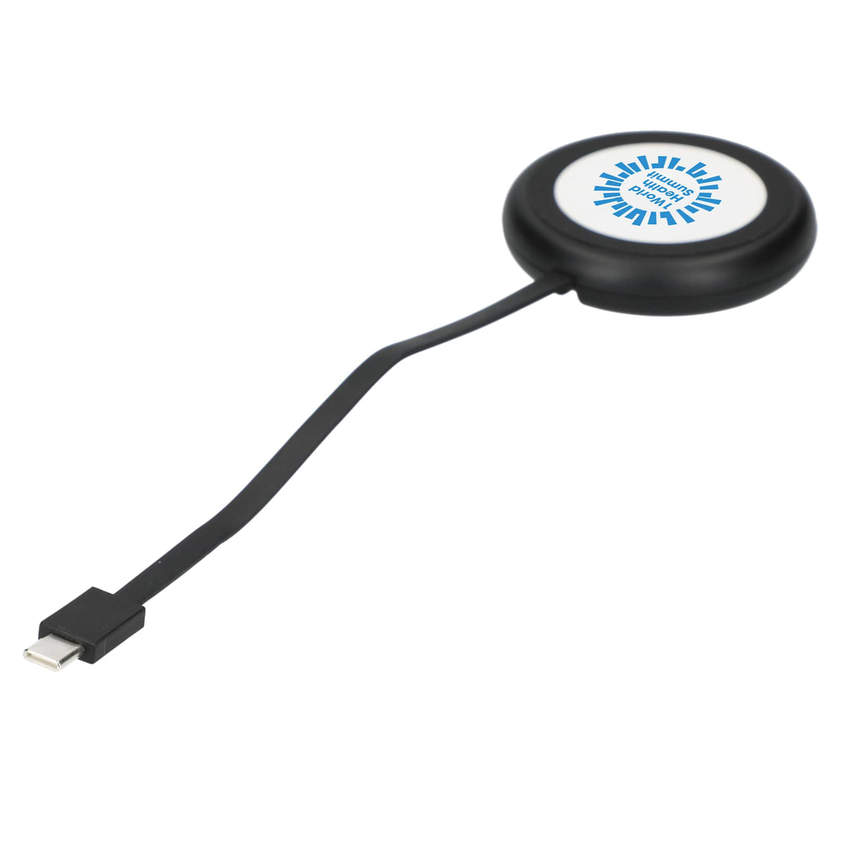 Travel Wireless Charger for Phone, Earbuds and Watch, 15W - Black - Right Side