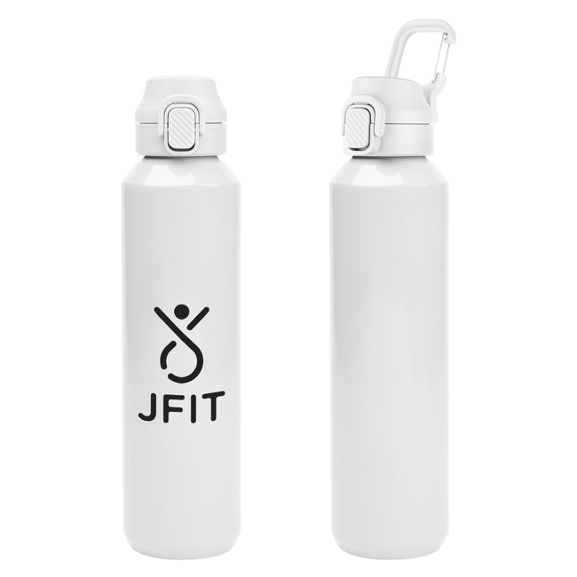 Travis Recycled Aluminum Bottle with Carabiner, 27 oz
