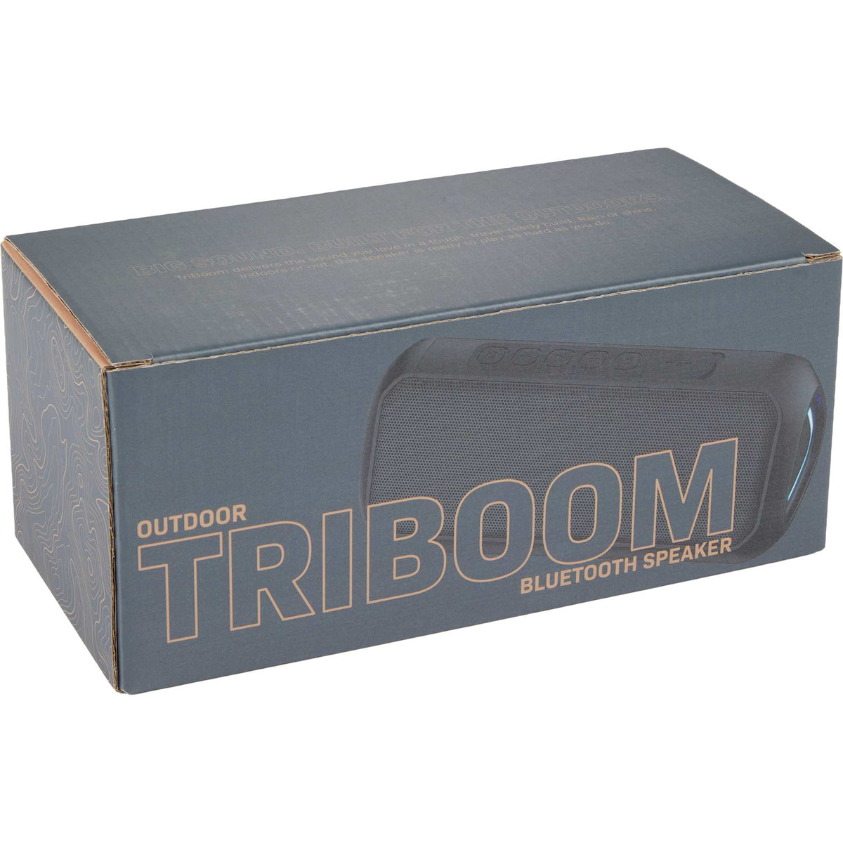 TriBoom Party Speaker with Side Lights, 6W Full Color - Black - Packaging