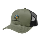 Tucker Trucker Cap in Tencel - Black - Embroidery