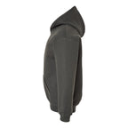 Tultex Youth Hooded Sweatshirt Full Color - Charcoal - Direct Side